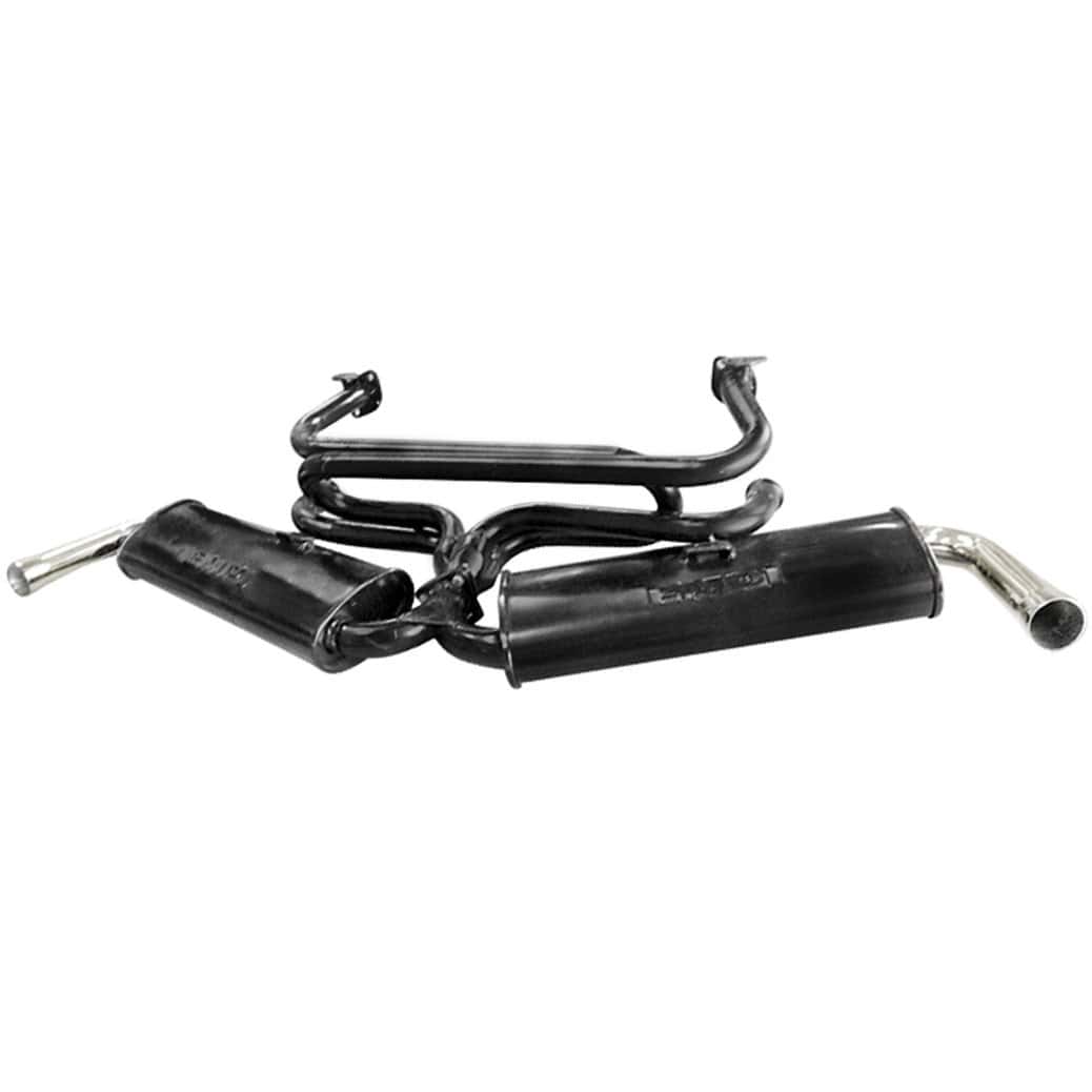Dual Quiet Exhaust System Type 1 & Ghia, 1300-1600cc, 66-73