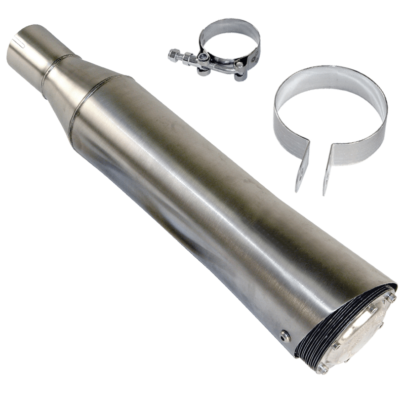 Spark Arrestor, 17" S/S Muffler w/o Mount, 4" Discs - AA Performance Products