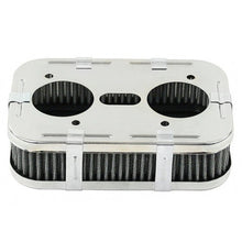 Rectangular Air Cleaner EMPI HPMX/WEBER IDF/EMPI "D" Series 1-5/8" High w/ Gauze (Type 3 Application)