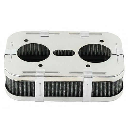 Rectangular Air Cleaner EMPI HPMX/WEBER IDF/EMPI "D" Series 1-5/8" High w/ Gauze (Type 3 Application)