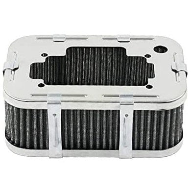 Rectangular Air Cleaner WEBER DGV, DGAV, DGEV, 2-1/2" High w/ Gauze