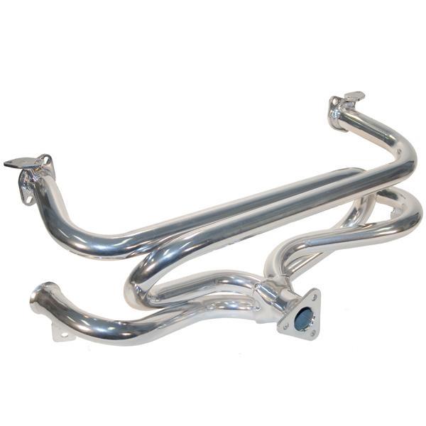 Tri Mil Header, 1-3/8 Standard, Fits 13/15/1600cc, Ceramic Coated - AA Performance Products