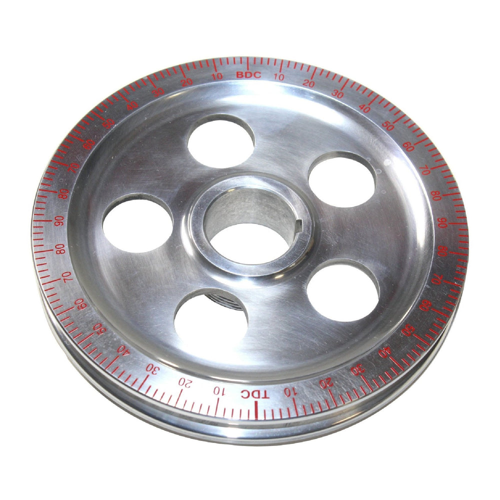 Polished Degree Wheel Pulley, with Holes - AA Performance Products