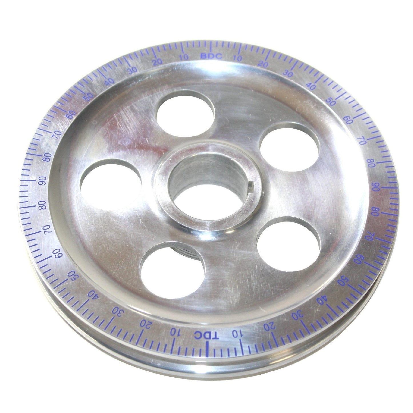 
                  
                    Polished Degree Wheel Pulley, with Holes - AA Performance Products
                  
                