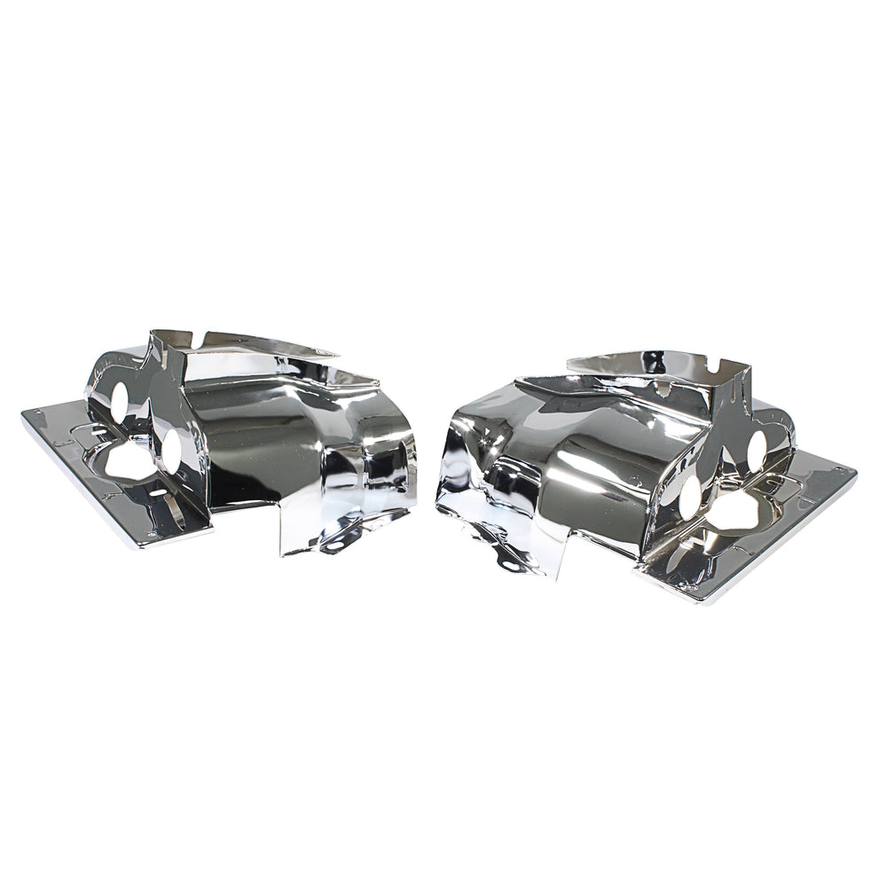 Chrome Single Port Head Tin (Pair) - AA Performance Products