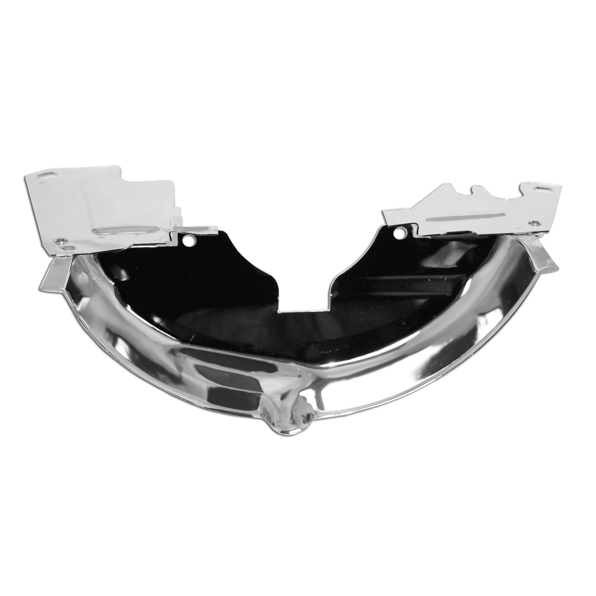Chrome Crank Pulley Breast Plate Tin - AA Performance Products
