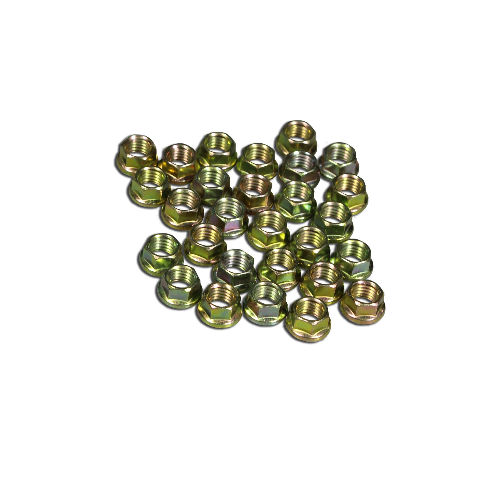 AA Exhaust or Intake Nut 8.25 ID W/10mm OD "Zink Steel" EACH - AA Performance Products