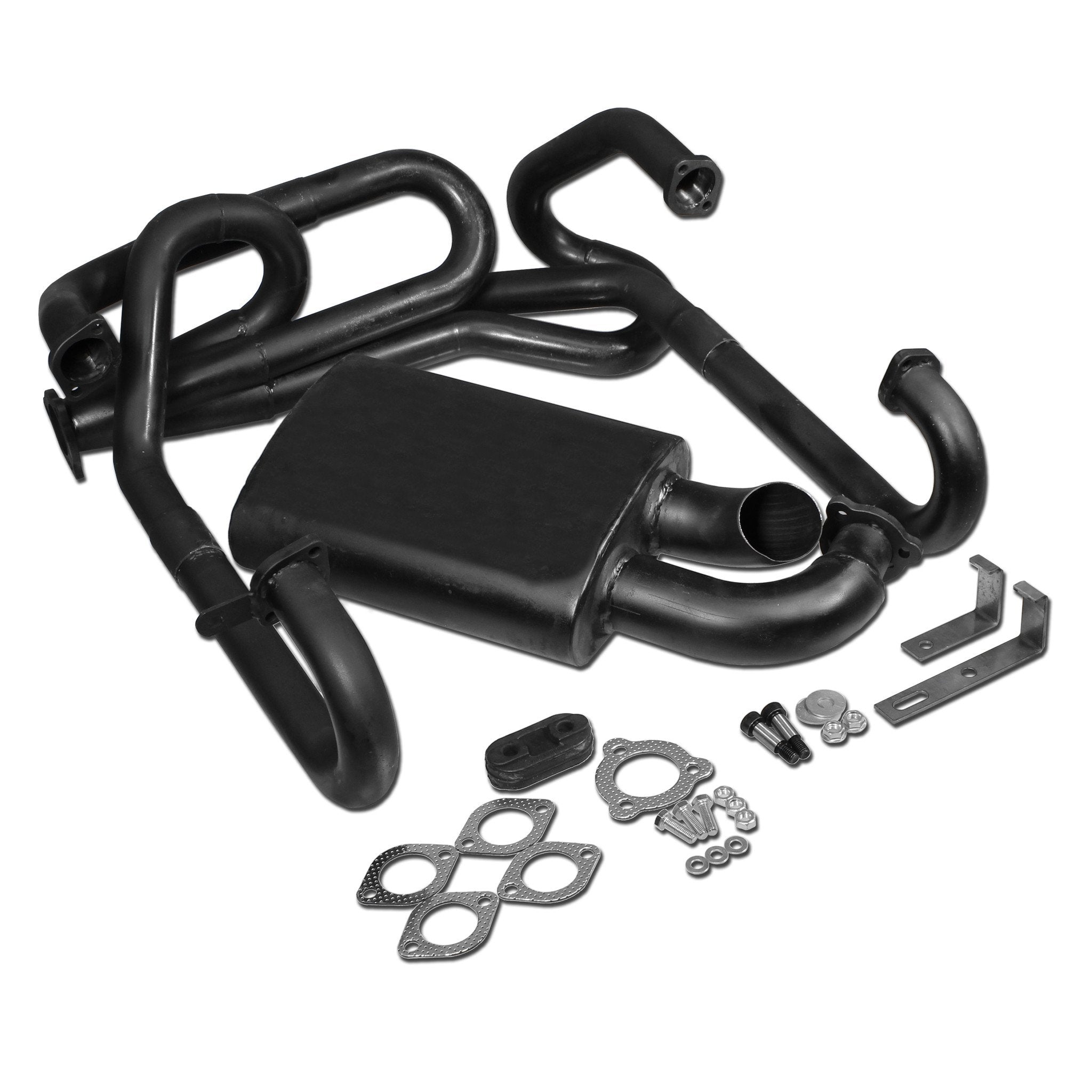 AA Sidewinder Exhaust System, 1 1/2" W/Muffler - AA Performance Products