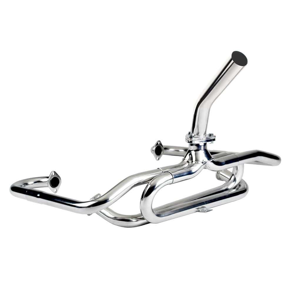 Tri Mil Exhaust, Bobtail, 1-1/2 Standard Header with Stinger, Ceramic Coated