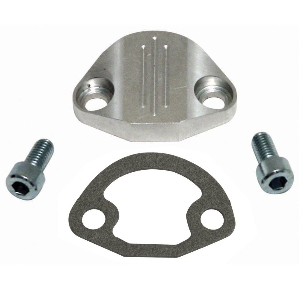 Billet Fuel Pump Block-Off w/ Hardware