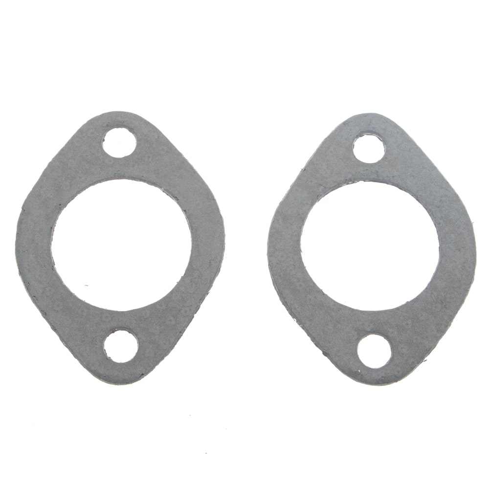 Tri Mil Exhaust, Euro 2-Tip, w/o Heat Risers, Raw Steel Finish with Chrome Tips