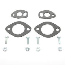 Tri Mil Exhaust, Euro 2-Tip, Heat Risers, Unpainted with Chrome Tips - AA Performance Products