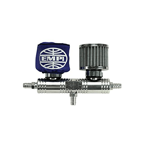 Billet Breather Tube w/Blue Filter Covers - AA Performance Products