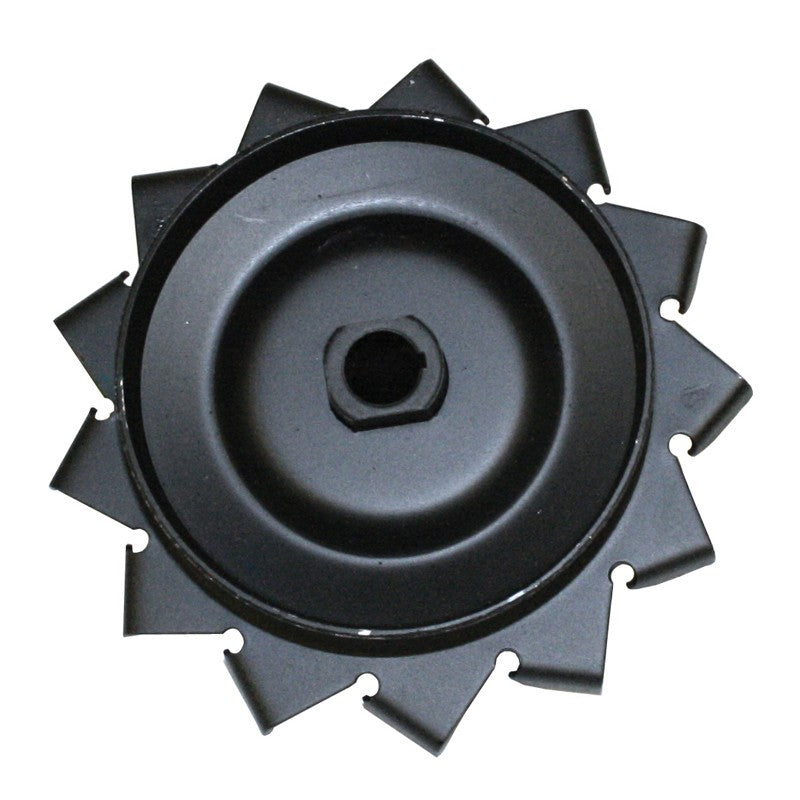 12-Volt Pulley, w/ Air Fins, Black