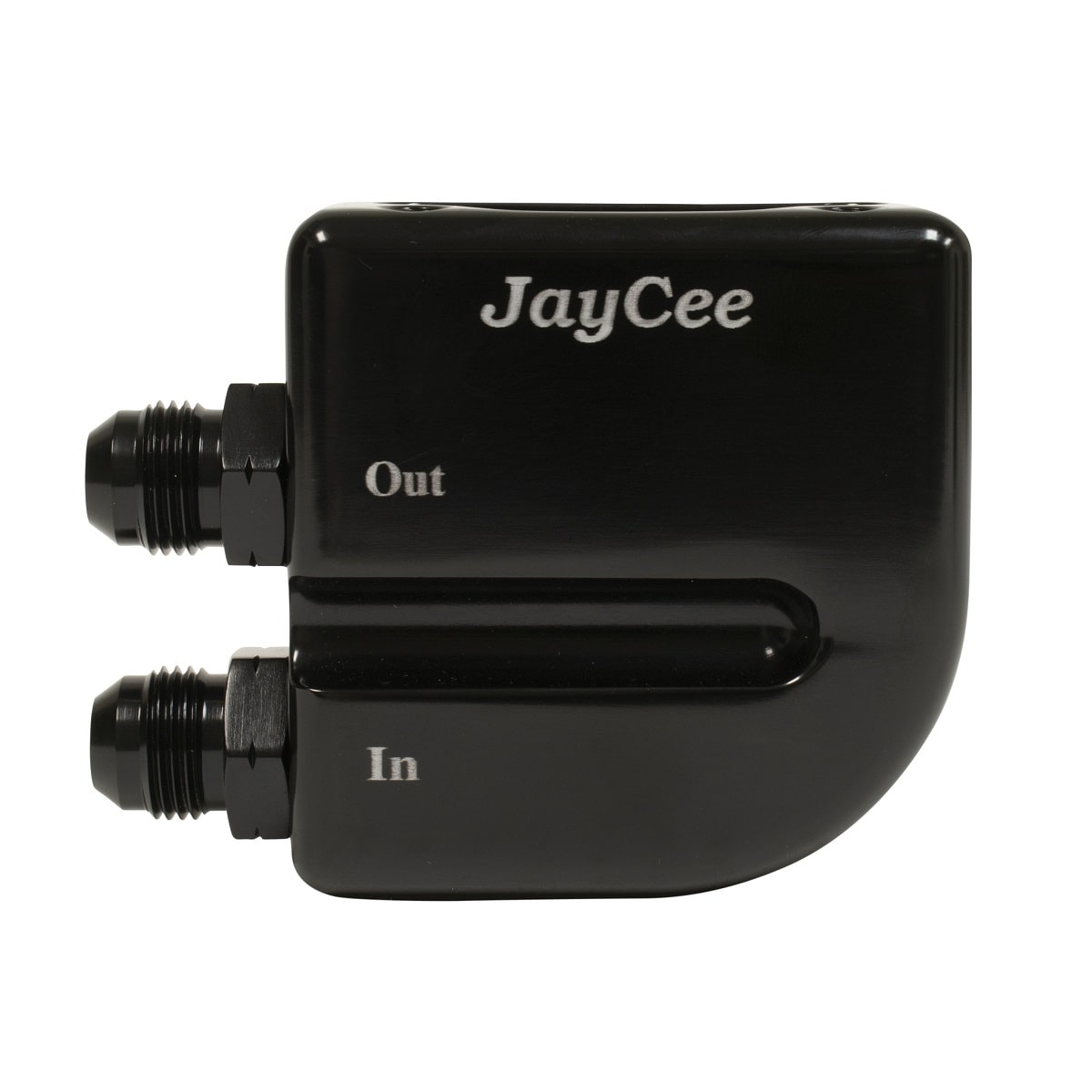 JayCee Left Hand Billet Oil Manifold