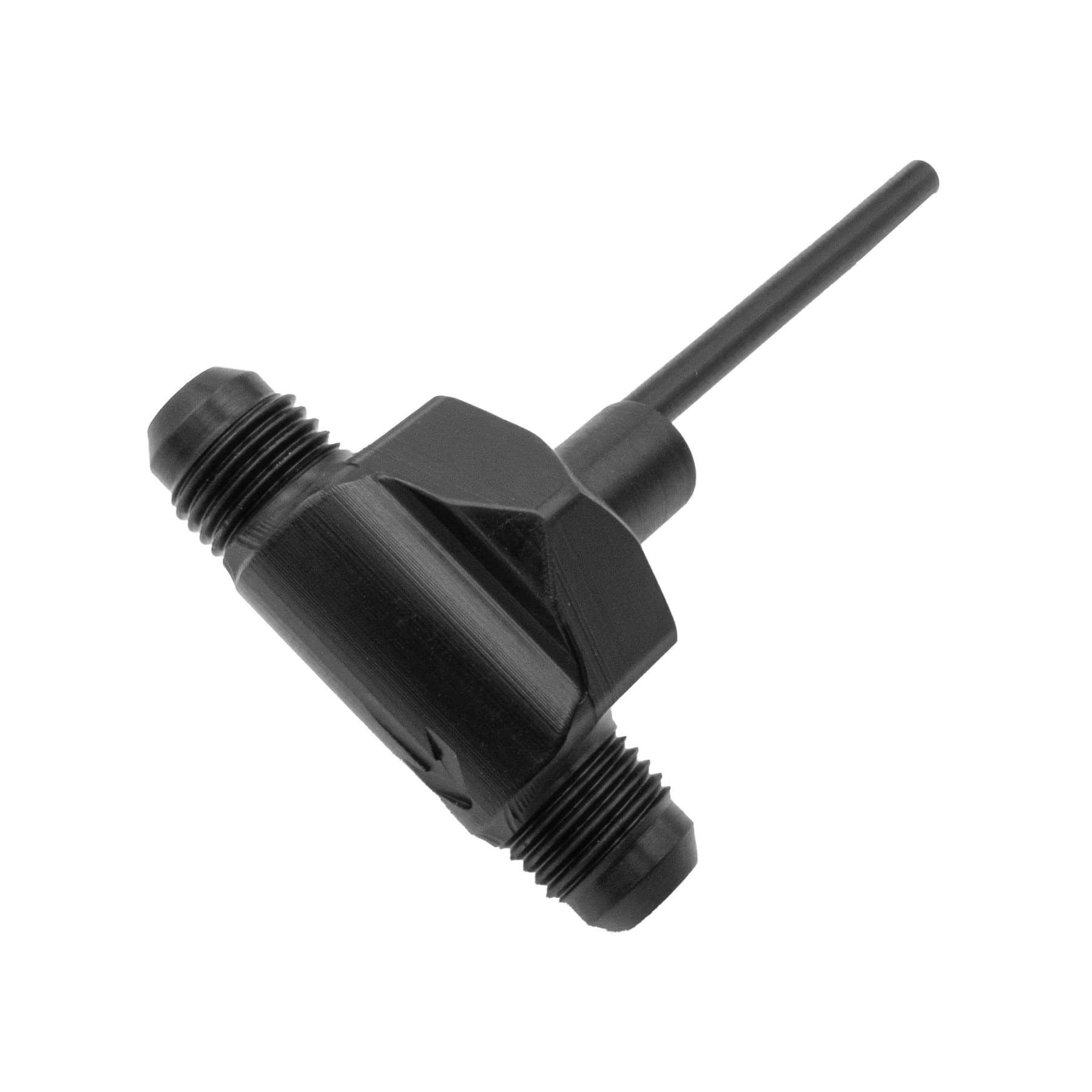 Fuel Tank Fitting In/Out Black